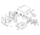 Aiwa XS-DS70 cabinet parts diagram