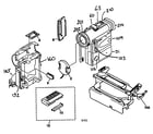 Sony DCR-PC100 cabinet parts diagram