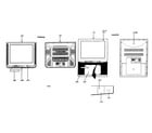 Toshiba CN35F95 cabinet parts diagram