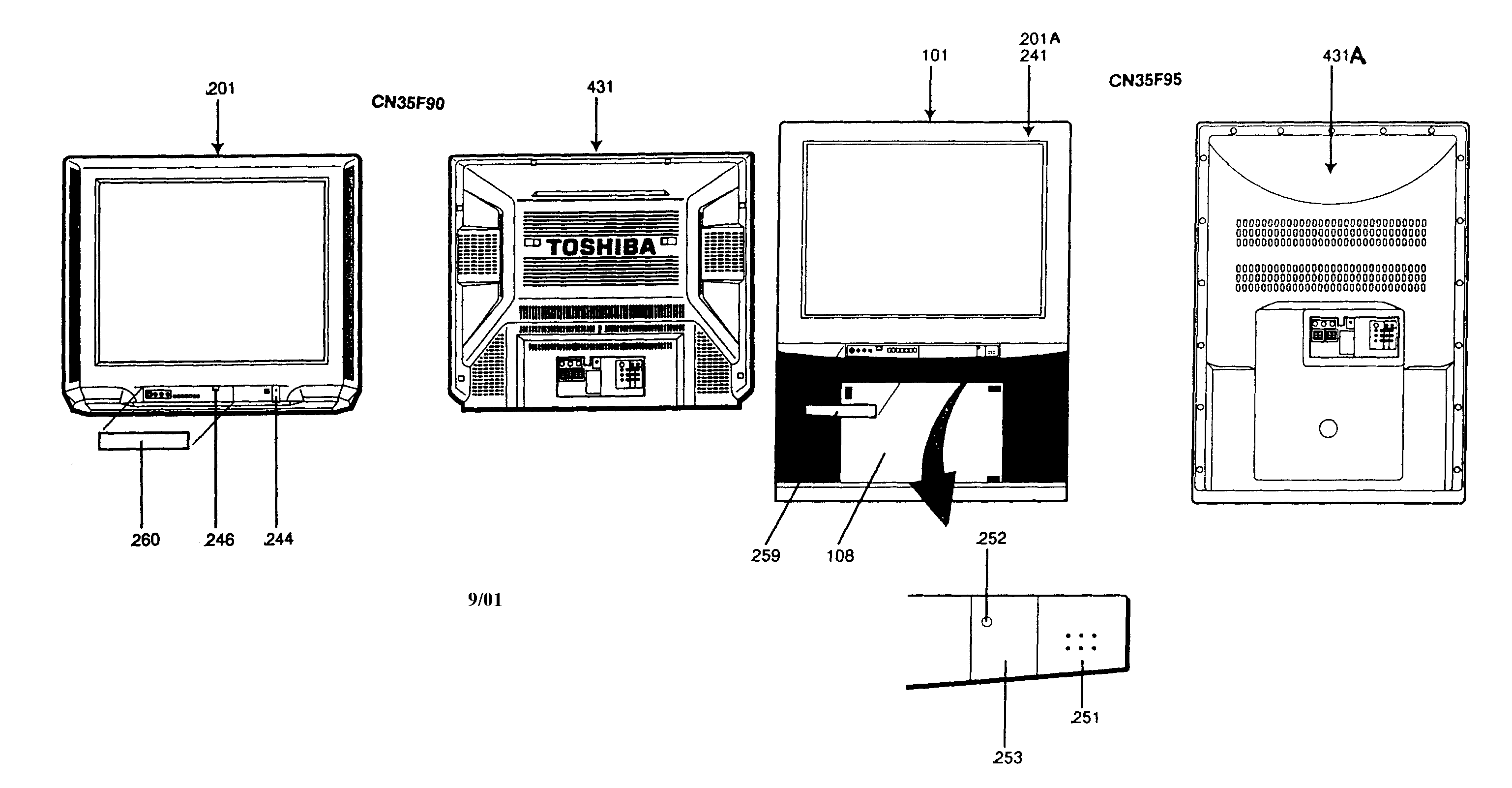 Cabinet parts