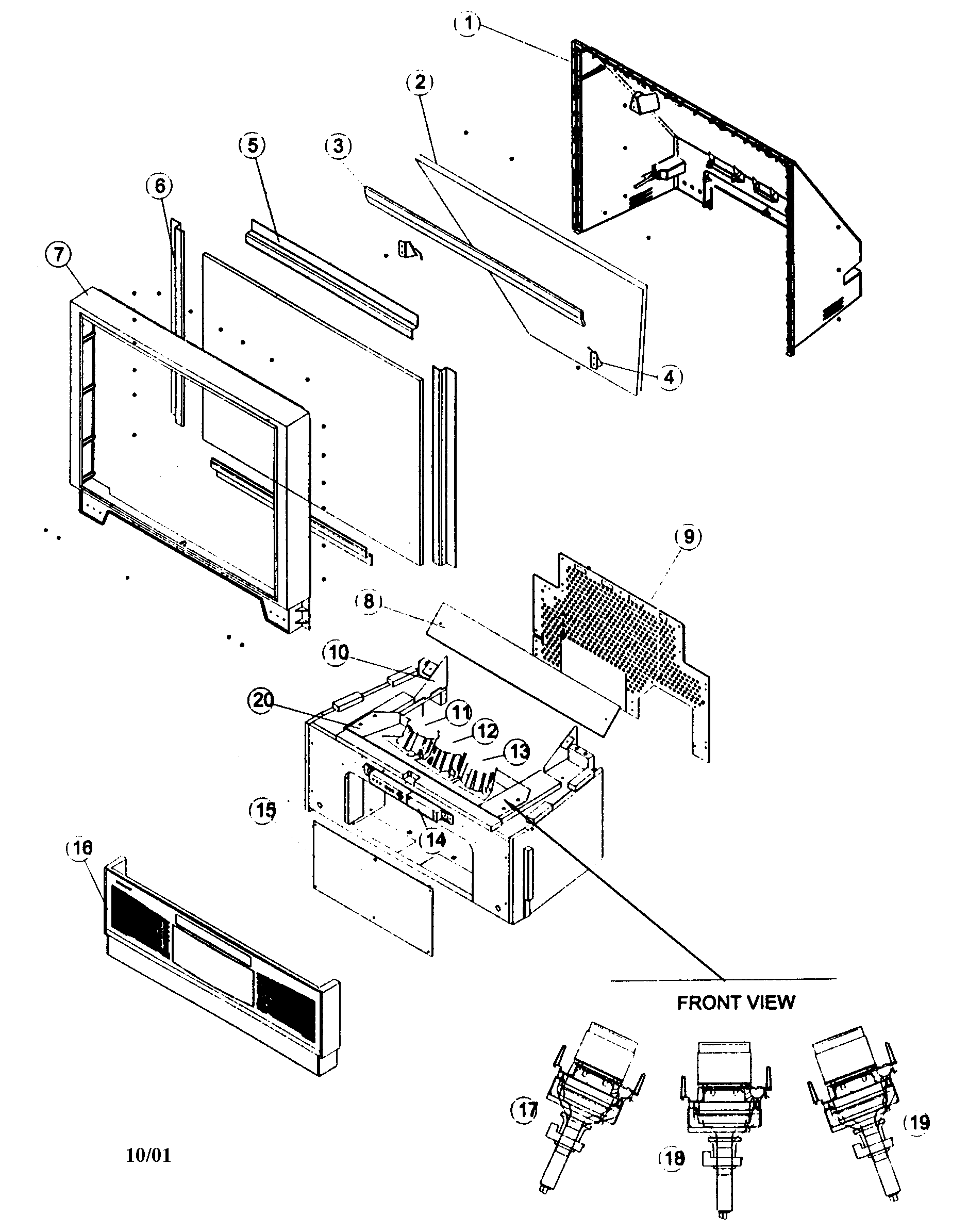 Cabinet parts