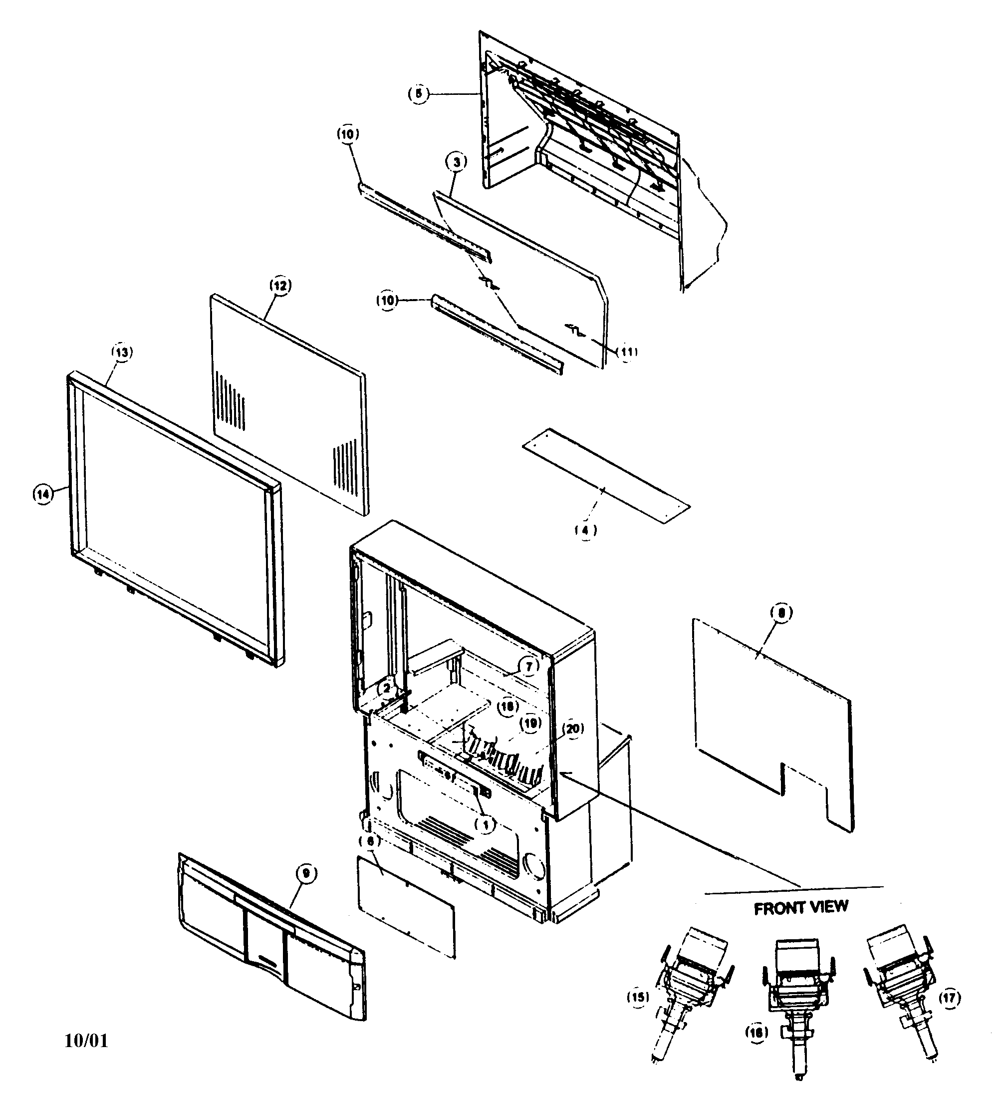 Cabinet parts