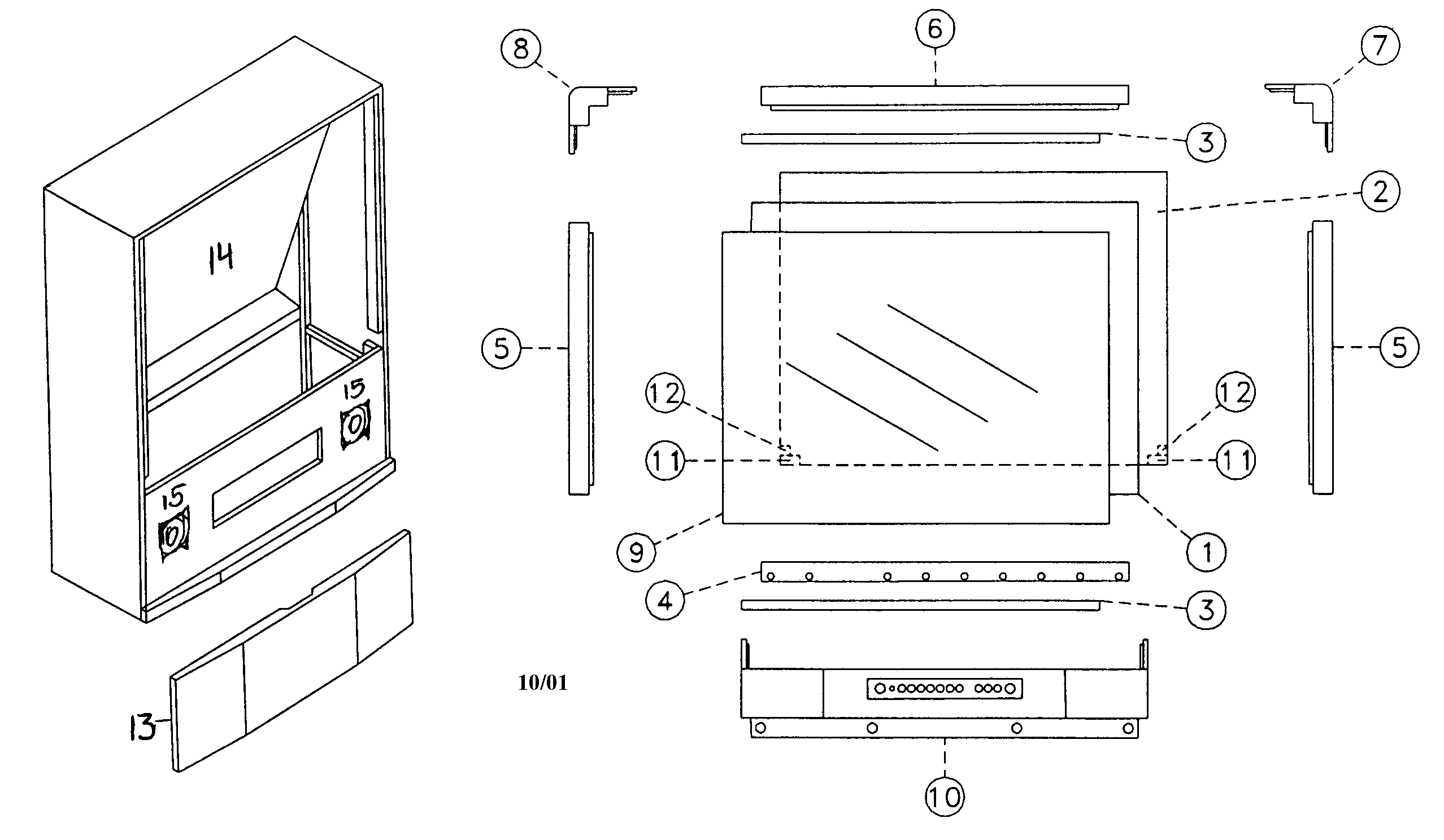 Cabinet parts