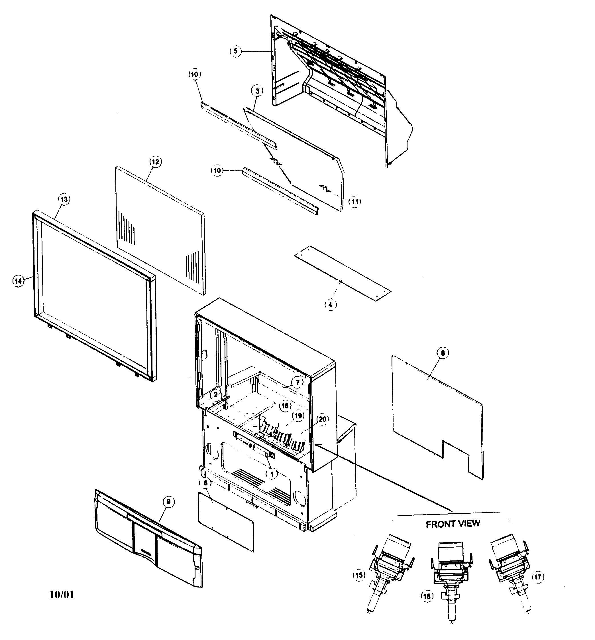 Cabinet parts