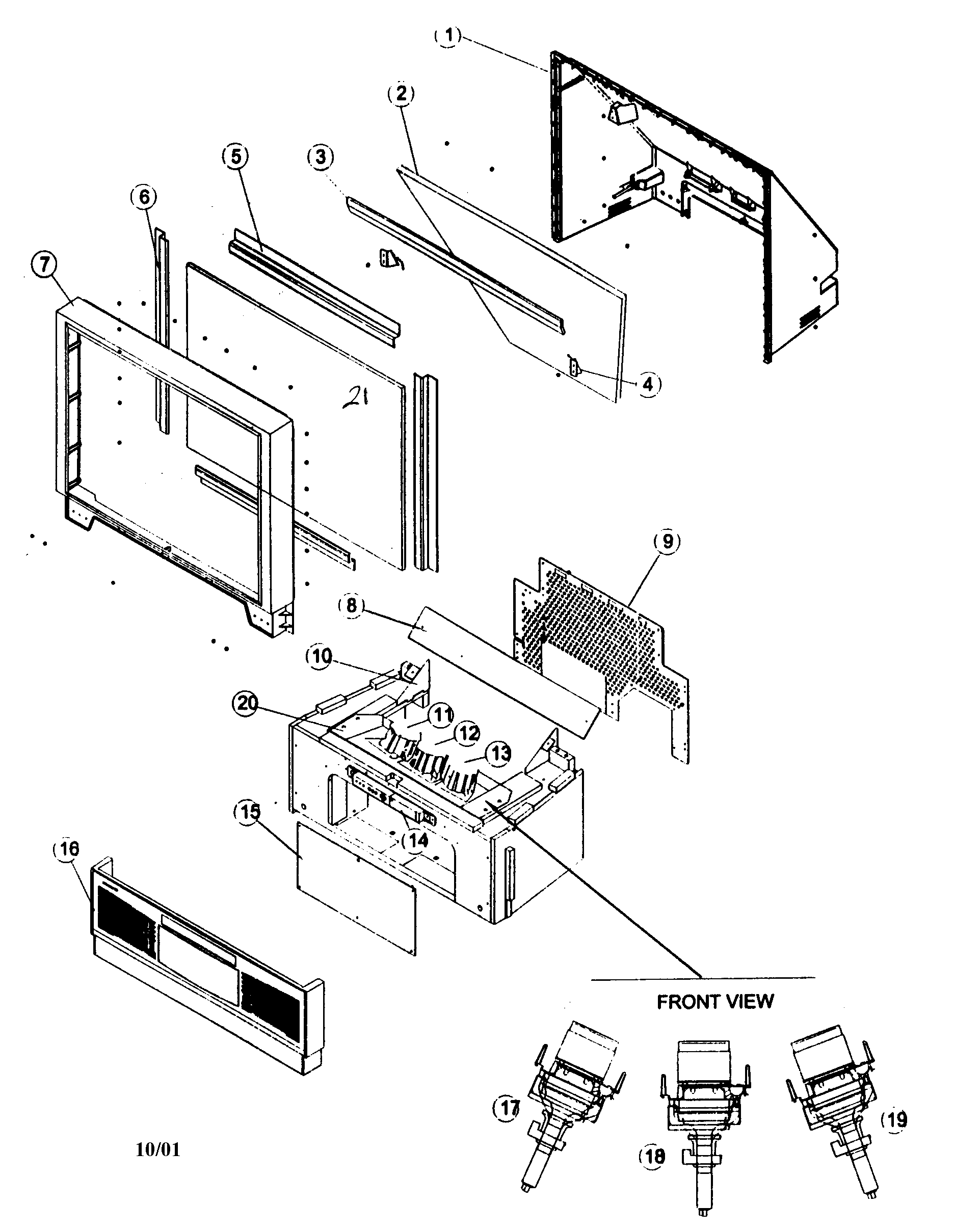 Cabinet parts
