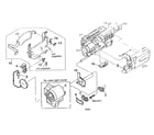 Sony CCD-TR818 cabinet parts diagram