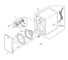 Sony SS-CCP33 cabinet parts diagram