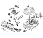 Panasonic DVD-CV290 cabinet parts diagram