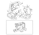Kenmore 38516520000 front/back cover diagram