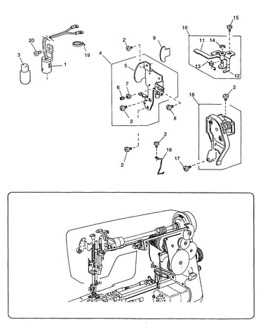 Tension assy