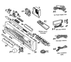 Panasonic SA-HT70 cabinet parts diagram