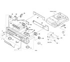 Sony MXD-D5C cabinet parts diagram