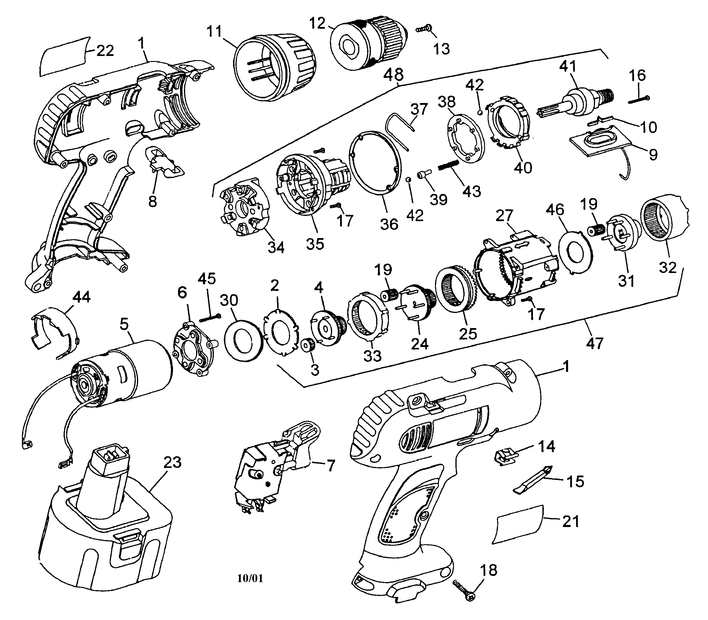 Drill housing