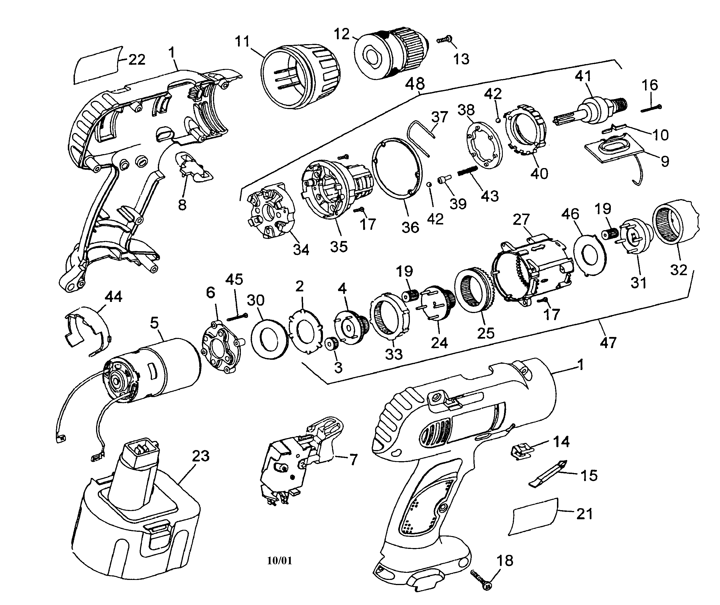 Drill housing