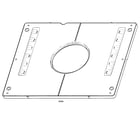 Craftsman 171264790 router adapter plate diagram