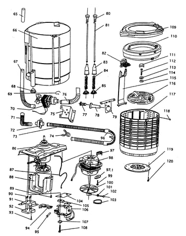 Drum/motor assy