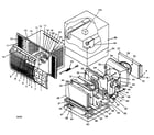 Haier HW05CB12 cabinet parts diagram