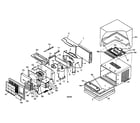 Haier HW09CB12 cabinet parts diagram