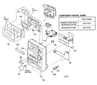 Sony HCD-CP33 cabinet parts diagram