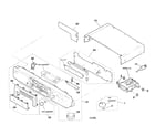 Sony MDS-JE440 cabinet parts diagram