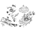 Panasonic DVD-CV36 cabinet parts diagram