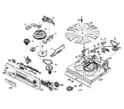 Panasonic DVD-CV51 cabinet parts diagram