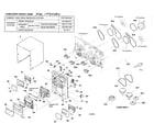 Sony HCD-M500AV cabinet parts diagram