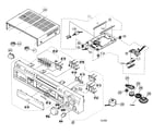 Sharp DV-A1000U cabinet parts diagram