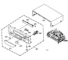 Sansui VHF6010C cabinet parts diagram