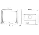 RCA F27442TX1 cabinet parts diagram