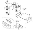 JVC HR-FS1U cabinet parts diagram