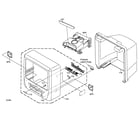 Sansui CDVD1900 cabinet parts diagram