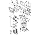 Panasonic DVD-LV57 cabinet parts diagram