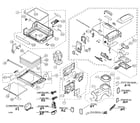 Sharp VL-DC1U cabinet parts diagram