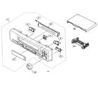 Sharp VC-A422U cabinet parts diagram