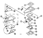 Sony FDL-22 cabinet parts diagram
