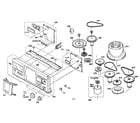 Sony CDP-CX450 cabinet parts diagram