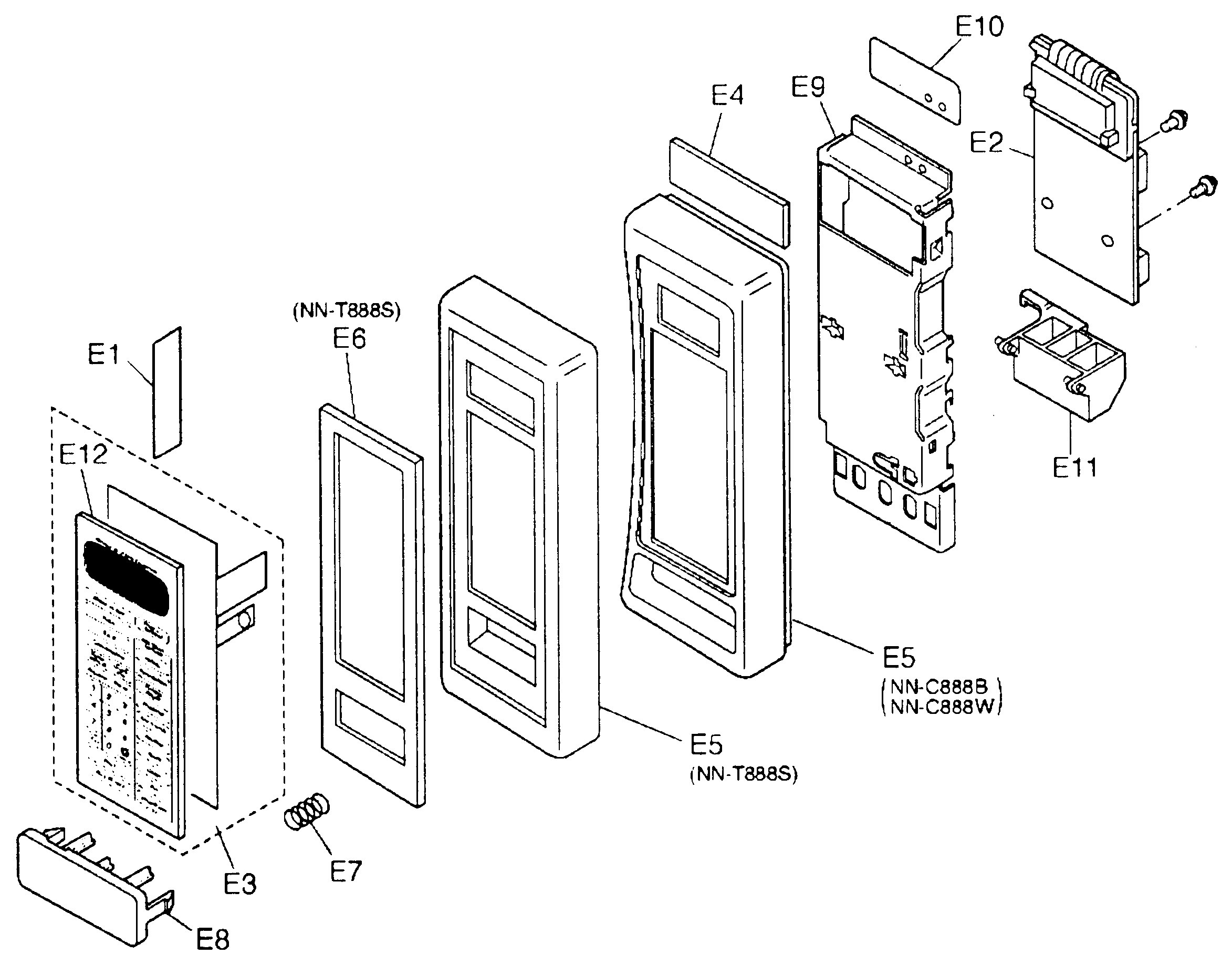 Control panel assy