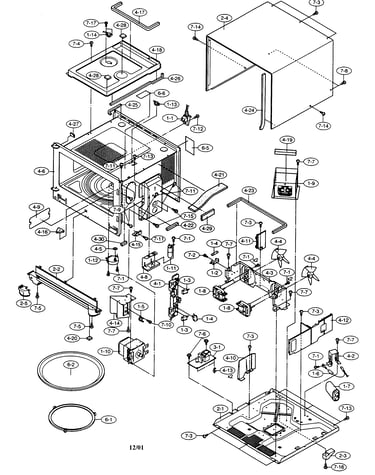 Oven/cabinet parts