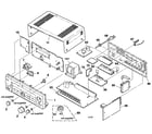 Sony STR-DE975 cabinet parts diagram