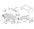Sony STR-DE135 cabinet parts diagram
