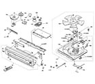 Sony DVP-NC600 cabinet parts diagram