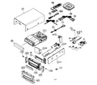 Yamaha CDC-E250 cabinet parts diagram