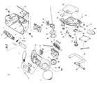 Aiwa CSD-EX150 cabinet parts diagram