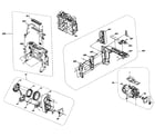 Samsung SCD60 chassis/lenz assy diagram
