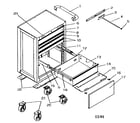 Craftsman 706597170 tool chest diagram