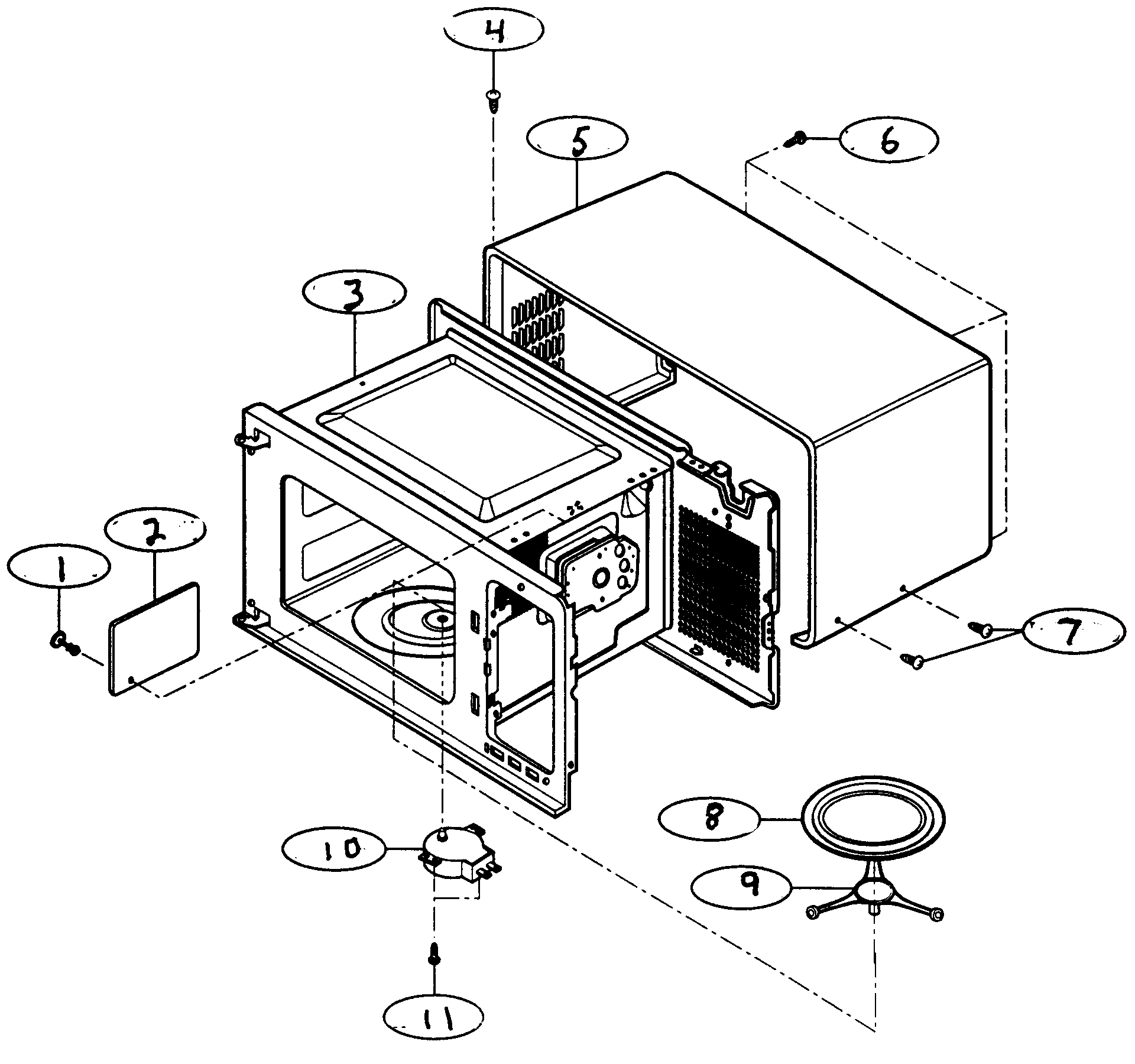 Oven cavity parts