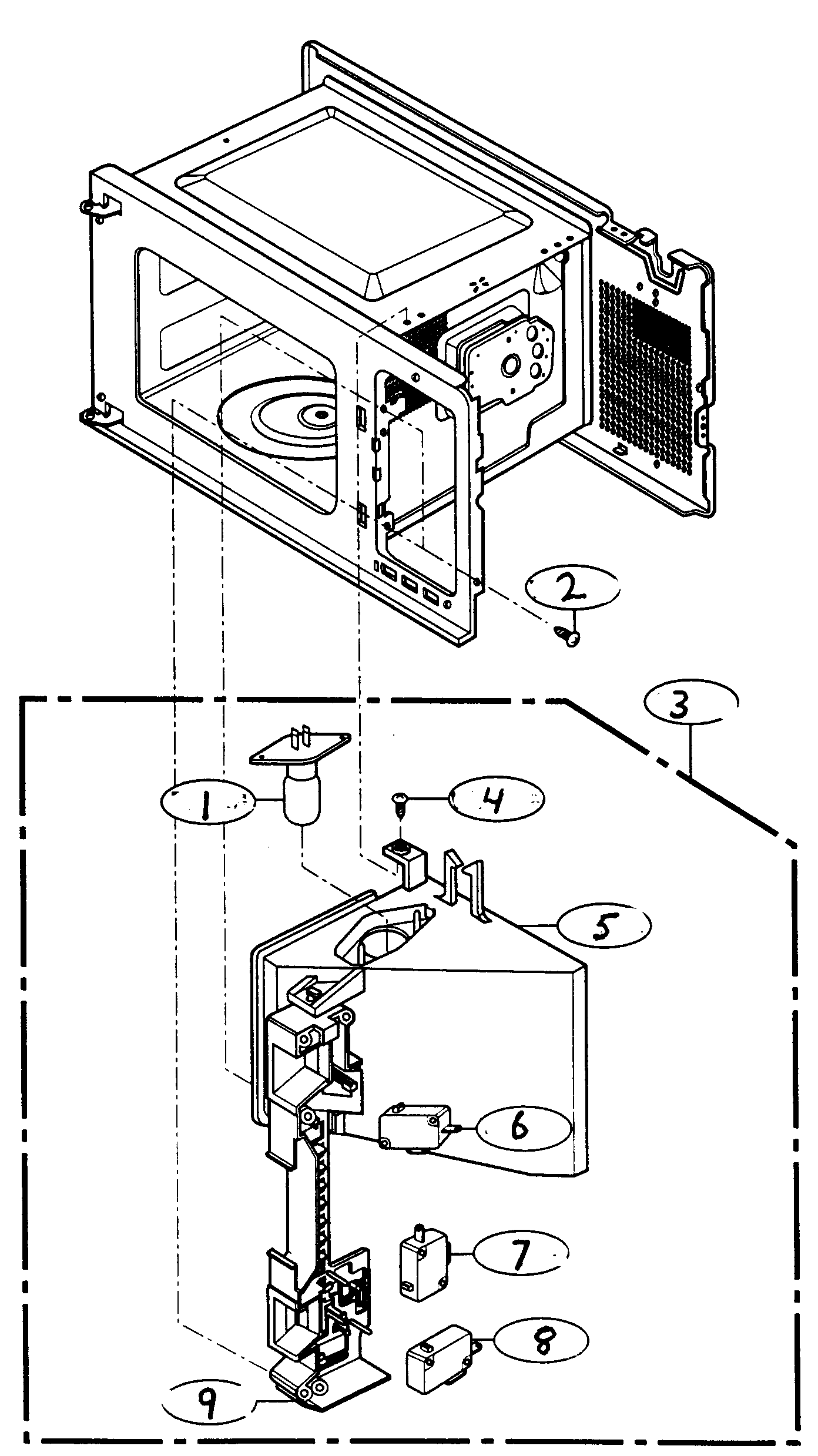 Latch board parts