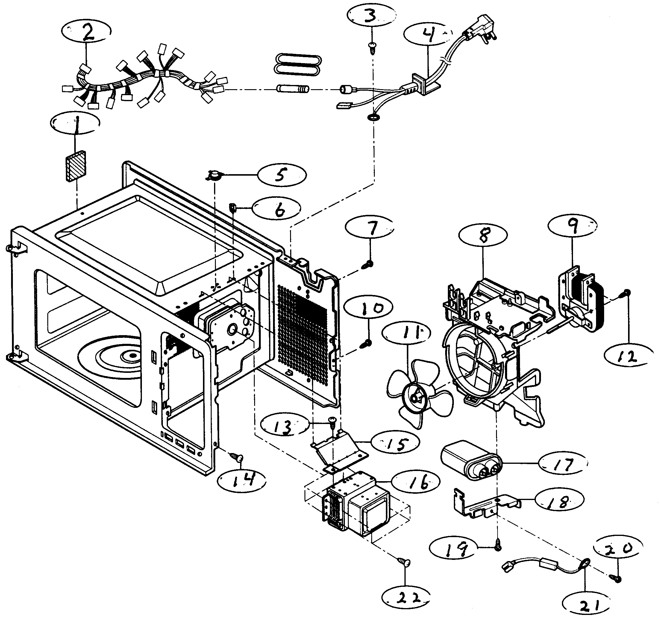 OVEN INTERIOR PARTS