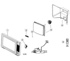 Zenith H19C34Y cabinet parts diagram